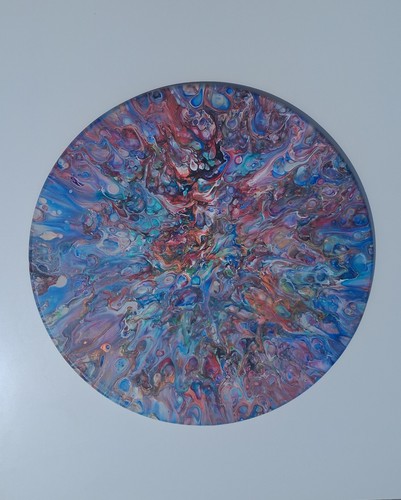 Handmade painting fluid art - handmade,