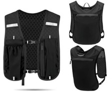 Running Hydration Vest w/ Bottle Lightweight, Breathable, Phone Holder & Storage