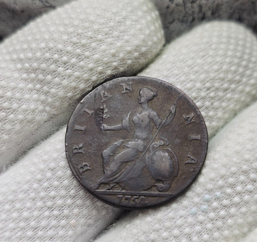 1754 half penny - penny, ii
