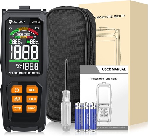 Neoteck pinless moisture meter - neoteck,