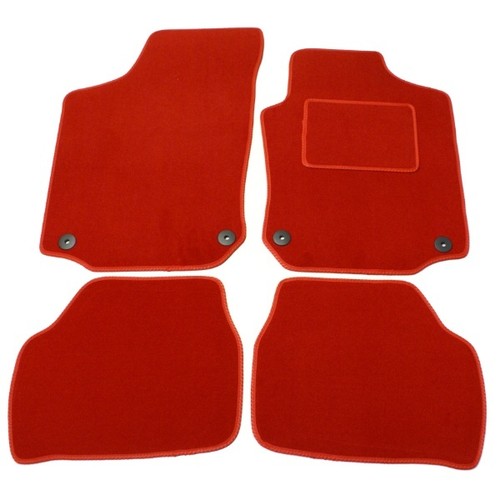 Red tailored car mats - red,