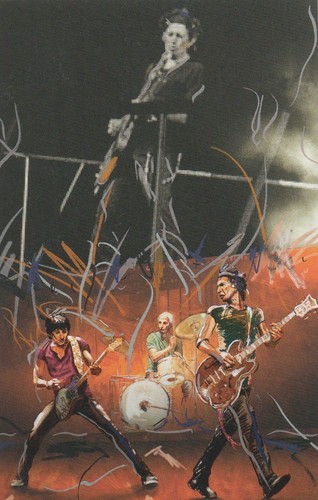 Rolling stones stage by - rolling, on