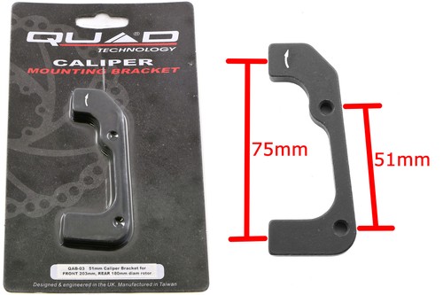 Quad disc brake caliper - quad,
