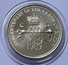 1989 The Tercentenary Of The Claim Of Right Uncirculated UK Two Pounds £2 coin