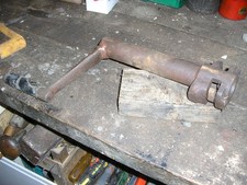 Vintage stationary engine starting handle. Crank handle. 1 1/2in. Clockwise