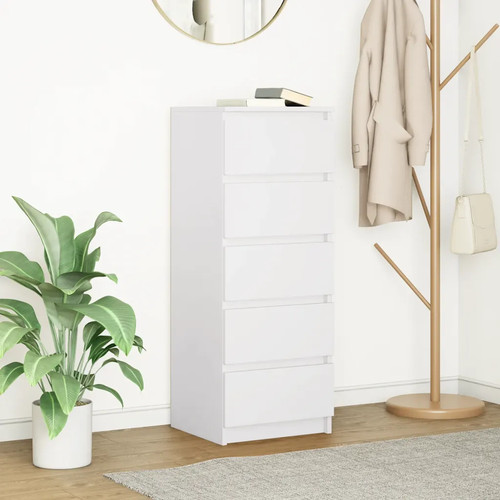 Sideboard drawer white - sideboard, 5-drawer