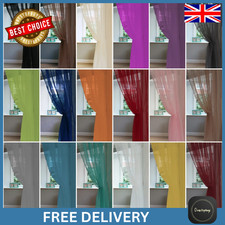 Single Plain Voile Net Curtain