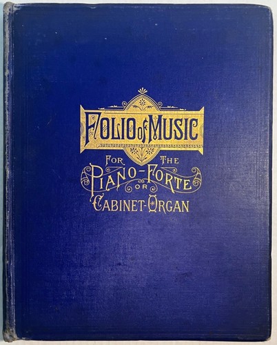 Antique sheet music folio - sheet,