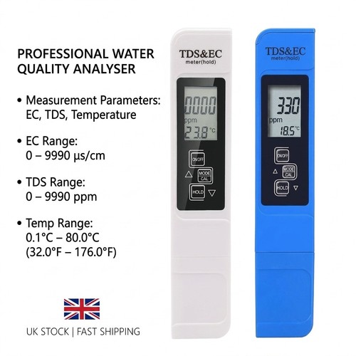 Digital tester tds - digital, ec