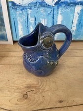 Studio Art Pottery Blue Glazed