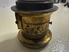 Rare Antique Brass Lens