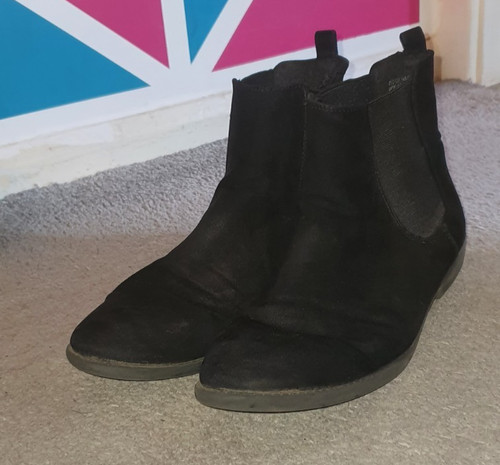 Primark ladies suede black - primark,