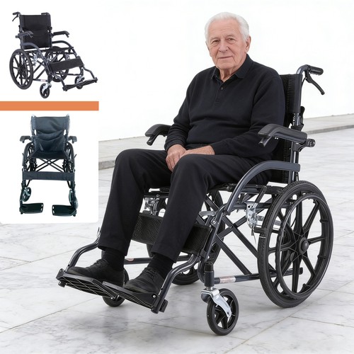 Self propelled wheelchair - propelled,