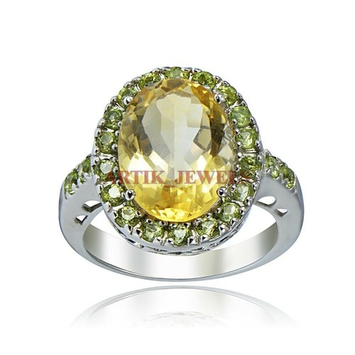 Natural citrine peridot - natural, &