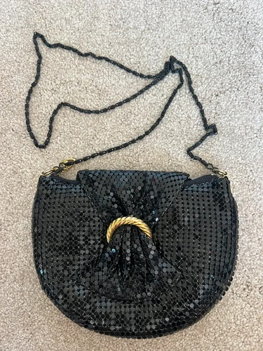 Vintage chain mail crossbody - chain,