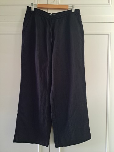 Zara black wide - black, trousers