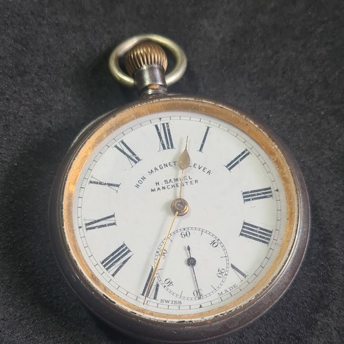 Vintage gun metal gents - , h
