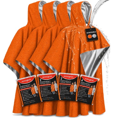 Emergency survival poncho - survival,