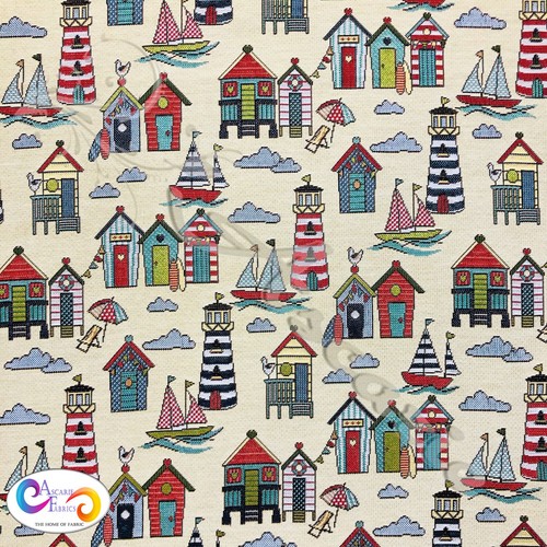 Tapestry fabric beach - tapestry,