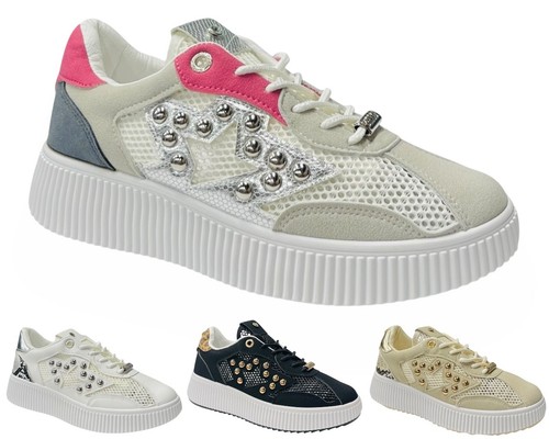 Women platform mesh stud - women's,