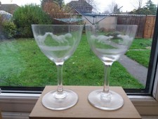 PAIR of ART DECO CRYSTAL