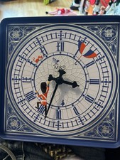 M&S Biscuit Tin Clock Which