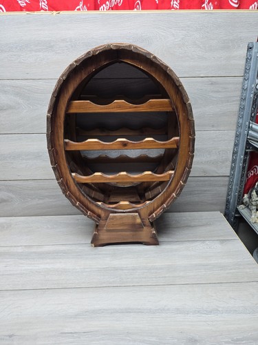 Vintage oval wooden - , barrel