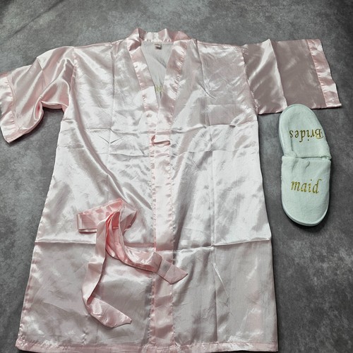 Bridesmaid satin robe - satin,