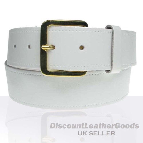 Mens womens 40mm white leather - mens,