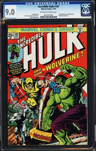 Incredible hulk 181 first - incredible,
