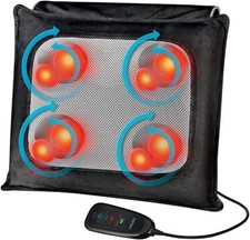 Homedics Shiatsu Massage Pro Wireless Cushion with Heat Nodes SP127H-GB