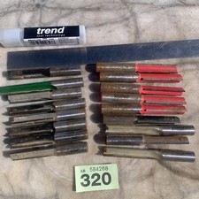 Job Lot 17 Trend Plus Others Worktop Router Bit 1/2" 12.7mm Dia x 50mm Long