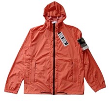 Stone Island Jacket | Skin Touch Nylon TC Packable Coat | Lobster Red | S SMALL