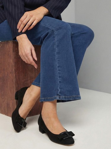 Womens block heel slip - womens, slip-on