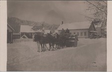 c1910s Horse Drawn Snow Roller