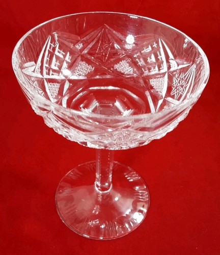 Vintage hand cut crystal art - ,