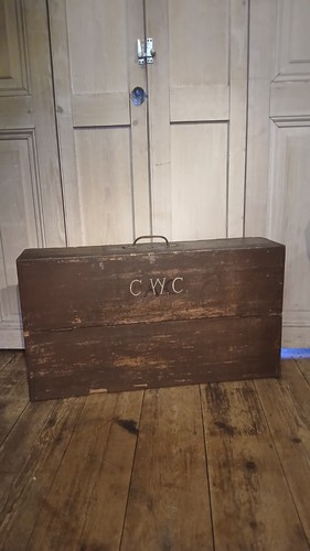 Vintage antique steamer - vintage, trunk