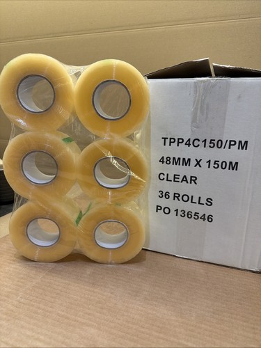Rolls tape clear packaging - 36,
