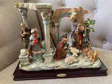 The Juliana Collection Large Christmas Nativity Scene Rare
