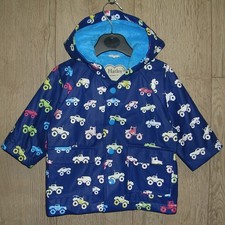 Hatley Boys Blue Trucks Hooded