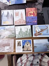 spanish stamps 9 random mini