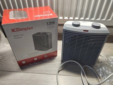 Dimplex 2kW Fan Heater DEUF2N Safety Tip Over Switch 2 Heat Setting