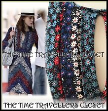 Topshop Celia Birtwell Dress Floral Open Back Stretch Jersey  UK 10 38 ASO Keira