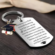 GRADUATION 2025 KEYRING UNIVERSITY COLLEGE LEAVERS KEEPSAKE GIFT FOR HER HIM