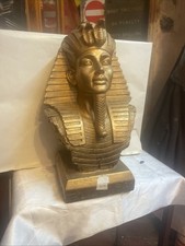 Large Golden Tutankhamen Head