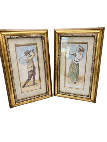 Vintage pair camelot pictures - vintage,