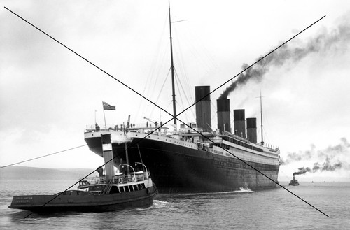 Photograph titanic leaving - of,