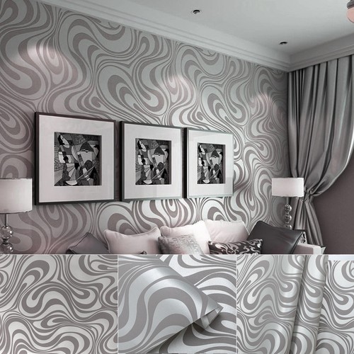 Silver gray wallpaper - gray,