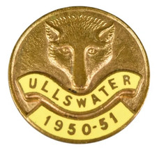 The Ullswater Hunt 1950-1951 Fox Hunting Members Supporters Enamel Lapel Badge