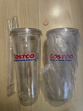 Costco Wholesale Promotional Large Mug Tumbler Transparent Plastic